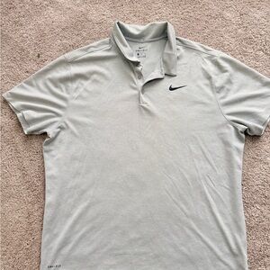 Nike Men's Gray Polo Shirt